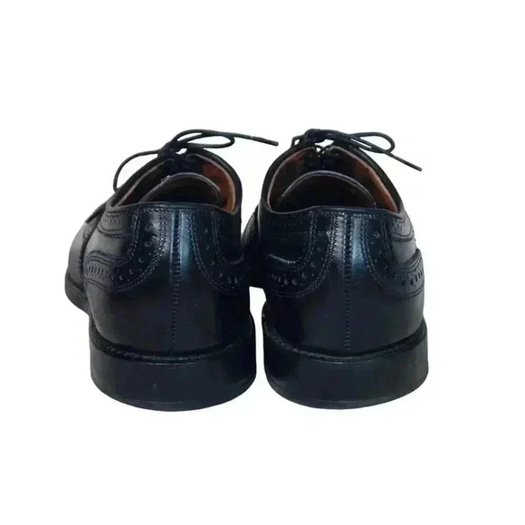 Allen Edmonds Strand Oxfords Black Size 13 Narrow 3A Cap Toe Dress Shoes - Picture 6 of 11